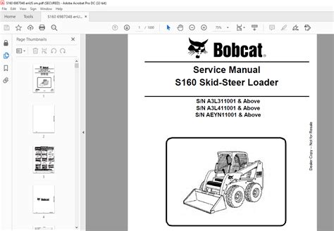 2012 bobcat s160 skid steer|bobcat s160 manual pdf.